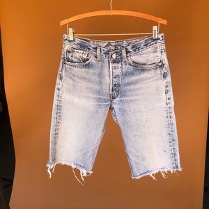 Vintage  Levi Short cut off with Cherry Patch 🍒